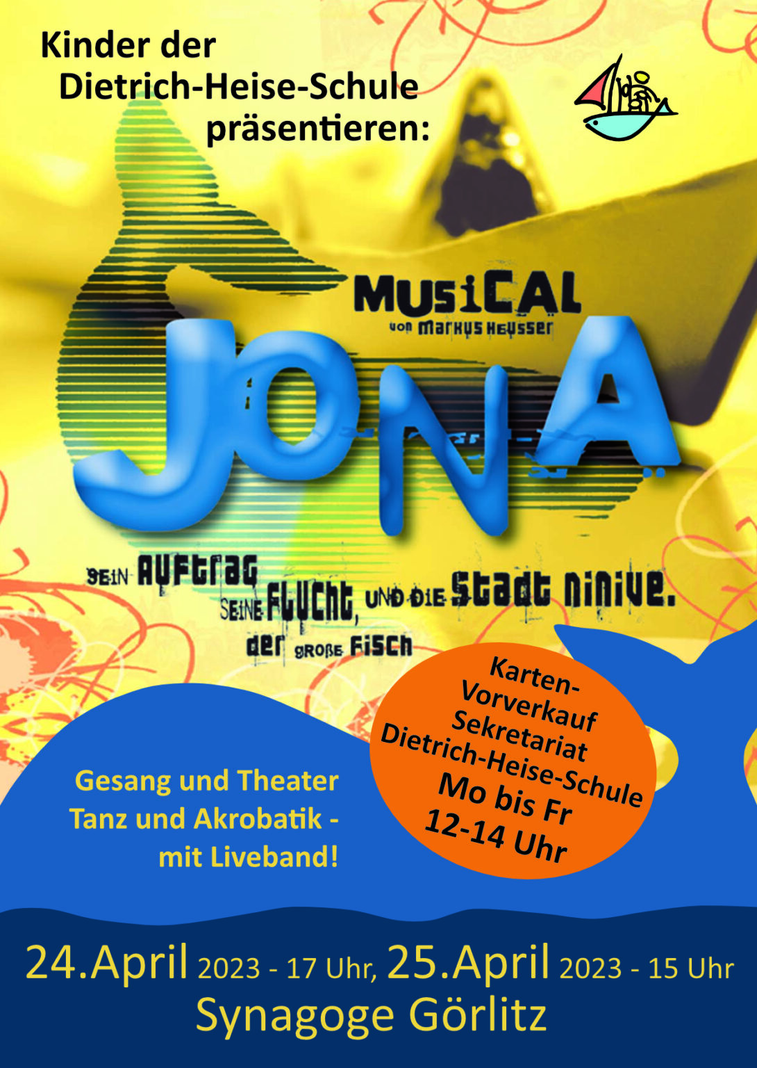 Wir laden ein Musical JONA in der Görlitzer Synagoge Evangelischer